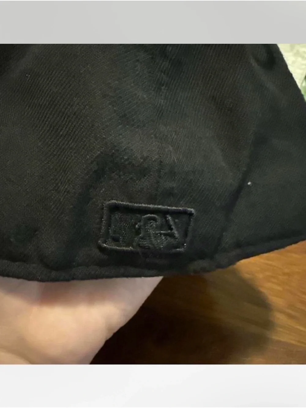 New Era All-Black New York Yankees Fitted Cap size 7